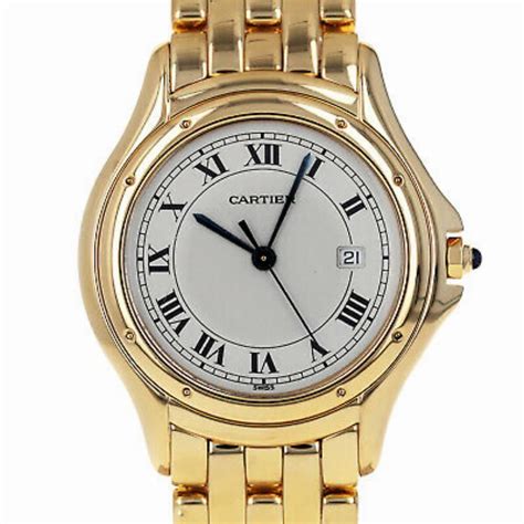 cartier watch used - preowned cartier watches.